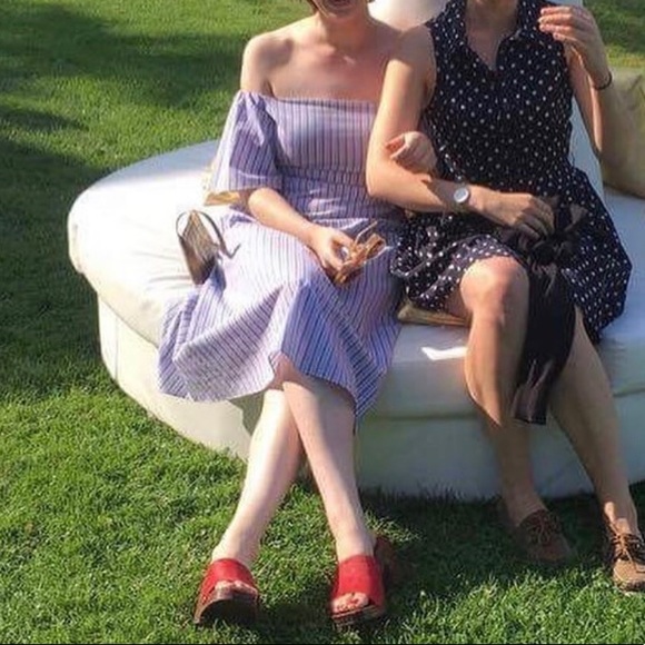 OAK+FORT off-the-shoulder midi summer dress - Picture 5 of 5